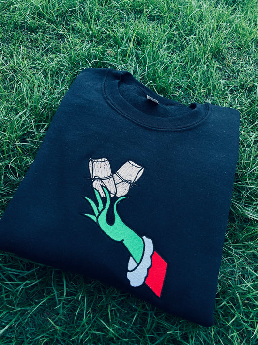 Grinch tamales Embroidered Sweatshirt/Hoodie