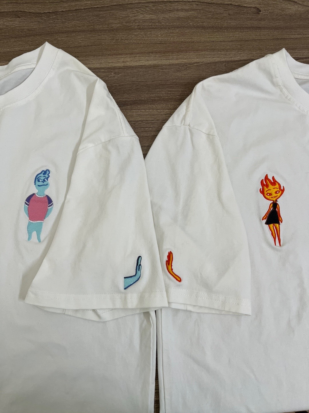 elemental movie – Couple Embroidered Crew/Hoodie