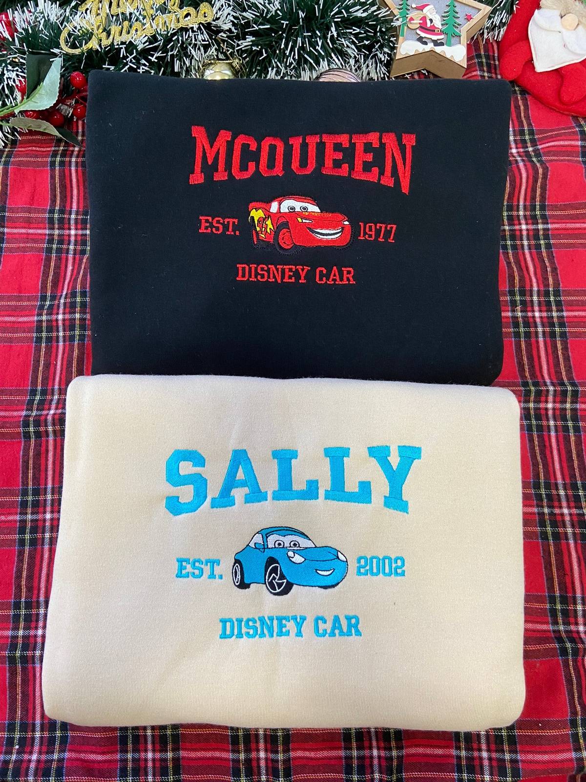 McQueen And Sally Embroidered Crewneck Sweatshirt/Hoodie