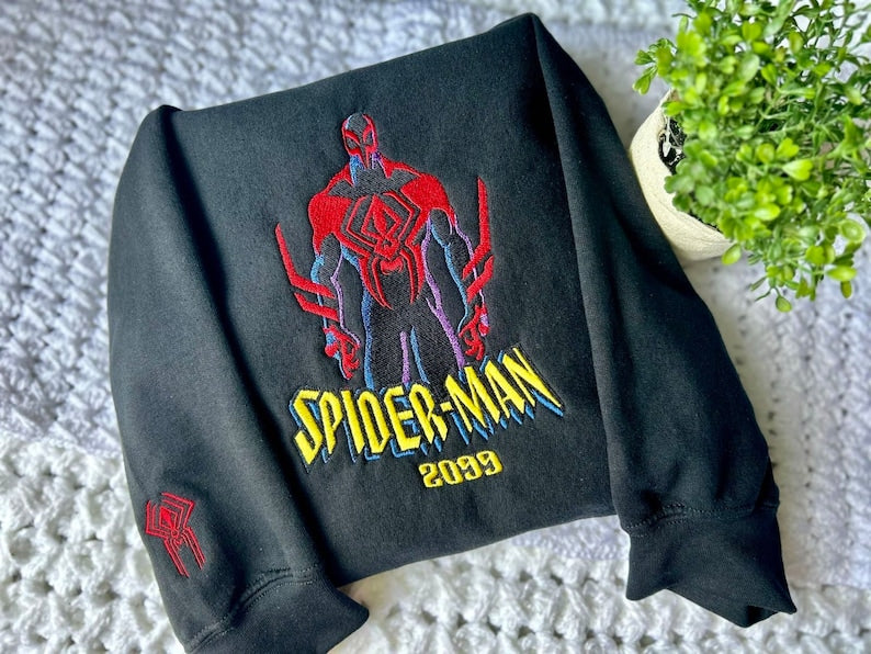 Miguel O’Hara, 2099, Spiderman Embroidered Sweatshirt/ hoodie