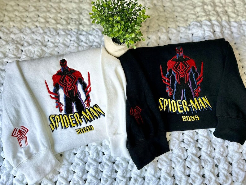 Miguel O’Hara, 2099, Spiderman Embroidered Sweatshirt/ hoodie