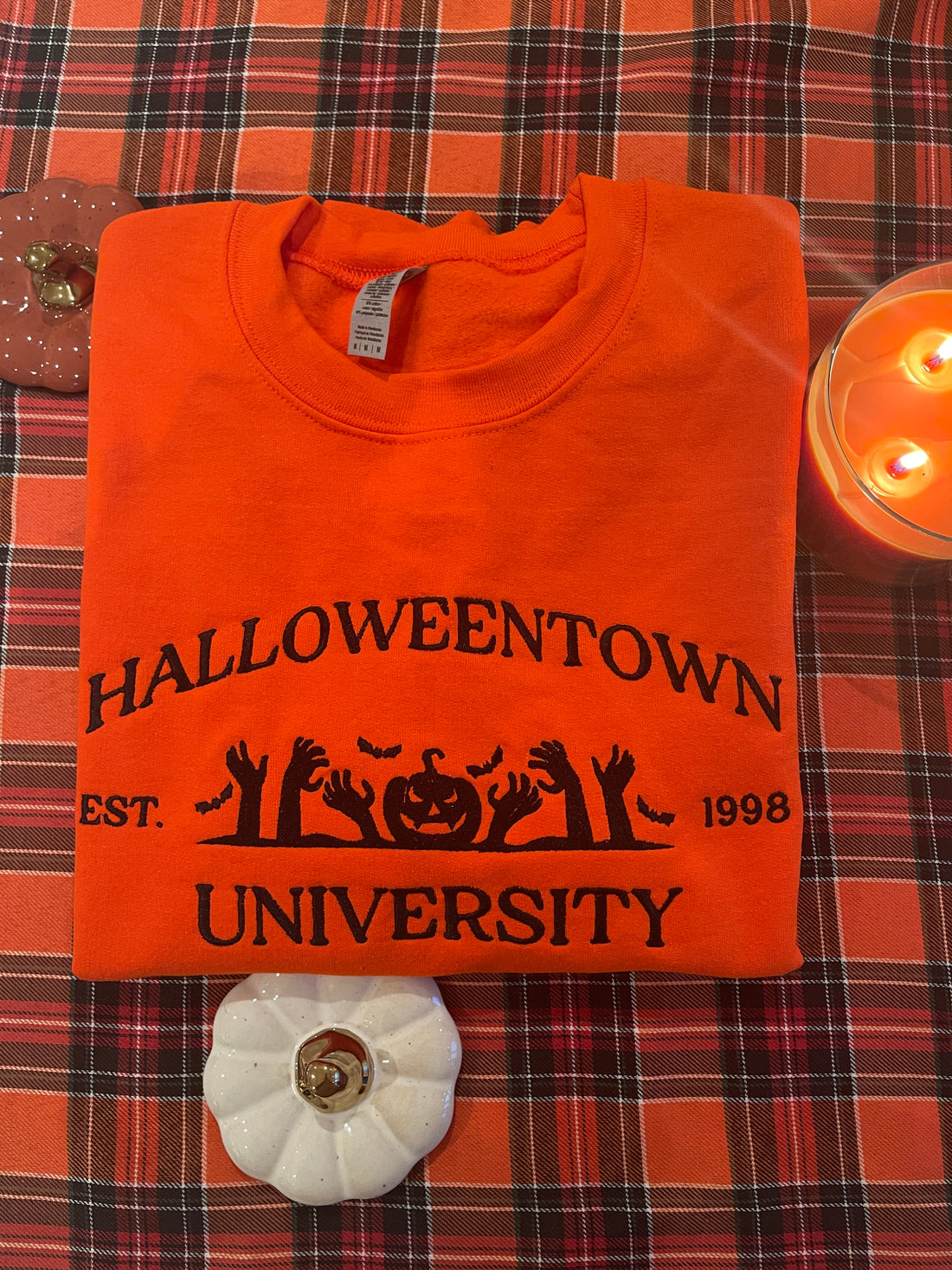Halloweentown University Embroidered Sweatshirt/Hoodie