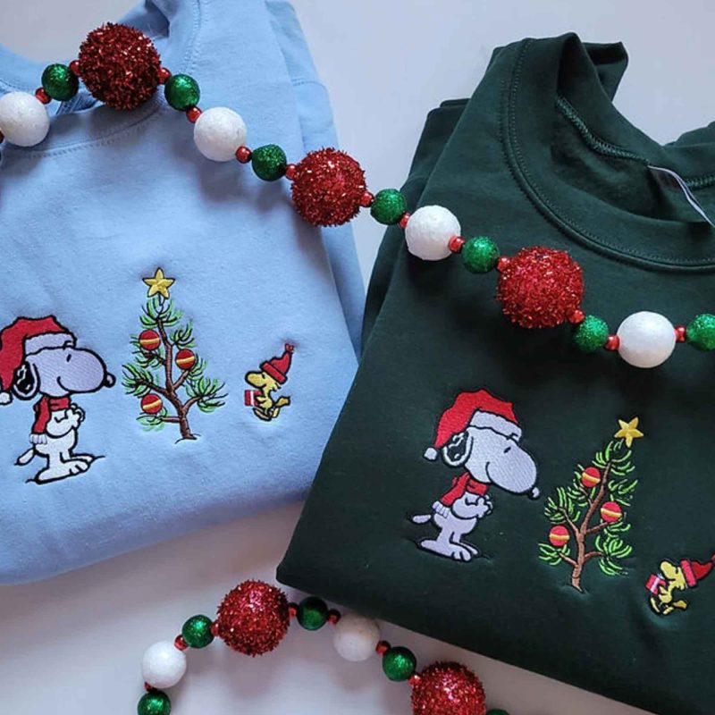 Snoopy and Woodstock Peanuts Christmas Sweatshirt/Hoodie